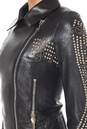Женская кожаная куртка из натуральной кожи с воротником 0900542-4