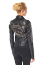 Женская кожаная куртка из натуральной кожи с воротником 0900542-2