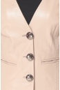 Женская кожаная куртка из натуральной кожи с воротником 0900547-4