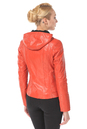 Женская кожаная куртка из натуральной кожи с капюшоном 0900549-2