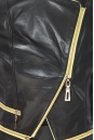 Женская кожаная куртка из натуральной кожи без воротника 0900571-4