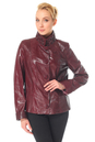 Женская кожаная куртка из натуральной кожи с воротником 0900577
