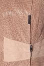 Женская кожаная куртка из натуральной замши (с накатом) с воротником 0900584-6 вид сзади