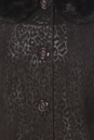 Женское кожаное пальто из натуральной замши (с накатом) с капюшоном, отделка норка 0900613-2