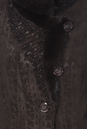Женское кожаное пальто из натуральной замши (с накатом) с воротником, отделка норка 0900616-2