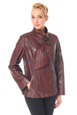 Женская кожаная куртка из натуральной кожи с воротником 0900630