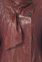 Женская кожаная куртка из натуральной кожи с воротником 0900630-4