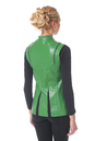 Женская кожаная куртка - жилетка  из натуральной кожи с воротником 0900632-3