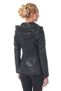 Женская кожаная куртка из натуральной кожи с капюшоном 0900638-2