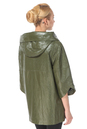 Женская кожаная куртка из натуральной кожи с капюшоном 0900654-4
