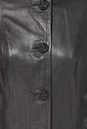 Женская кожаная куртка из натуральной кожи с воротником 0900664-7 вид сзади