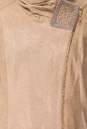 Женская кожаная куртка из натуральной замши (с накатом) с воротником 0900675-4