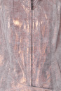 Женская кожаная куртка из натуральной замши (с накатом) с воротником 0900678-5 вид сзади