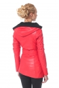 Женская кожаная куртка из натуральной кожи с капюшоном 0900686-2