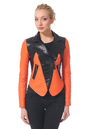 Женская кожаная куртка из натуральной кожи с воротником 0900704