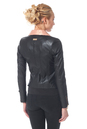 Женская кожаная куртка из натуральной кожи с воротником 0900725-3