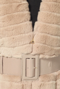 Женская кожаная куртка из натуральной кожи с воротником, отделка кролик 0900731-4