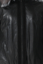 Женская кожаная куртка из натуральной кожи с капюшоном, отделка чернобурка 0900761-4