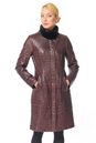 Женское кожаное пальто из натуральной кожи с воротником, отделка норка 0900782-4