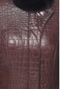 Женское кожаное пальто из натуральной кожи с воротником, отделка норка 0900782-5