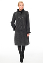 Женское кожаное пальто из натуральной замши с воротником, отделка норка 0900813-4