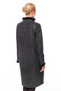 Женское кожаное пальто из натуральной замши с воротником, отделка норка 0900813-2