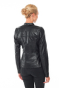 Женская кожаная куртка из натуральной кожи с воротником 0900826-2