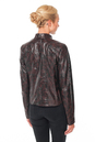 Женская кожаная куртка из натуральной кожи с воротником 0900830-4
