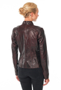 Женская кожаная куртка из натуральной кожи с воротником 0900839-5