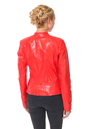 Женская кожаная куртка из натуральной кожи с воротником 0900844-3
