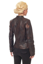 Женская кожаная куртка из натуральной кожи с воротником 0900848-2