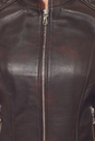 Женская кожаная куртка из натуральной кожи с воротником 0900848-4