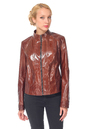 Женская кожаная куртка из натуральной кожи с воротником 0900855