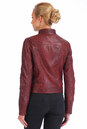 Женская кожаная куртка из натуральной кожи с воротником 0900864-2