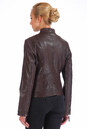 Женская кожаная куртка из натуральной кожи с воротником 0900866-2