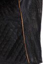Женская кожаная куртка из натуральной кожи с воротником, отделка енот 0900902-7