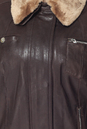 Женская кожаная куртка из натуральной кожи с воротником, отделка из искусственного меха 0900906-3