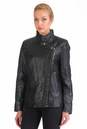 Женская кожаная куртка из натуральной кожи с воротником 0900908