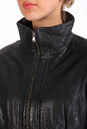 Женская кожаная куртка из натуральной кожи с воротником 0900913-2
