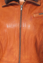 Женская кожаная куртка из натуральной кожи с воротником, отделка искусственный мех 0900924-4