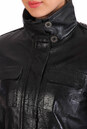 Женская кожаная куртка из натуральной кожи с воротником 0900929-2