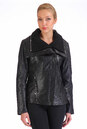 Женская кожаная куртка из натуральной кожи с воротником 0900930