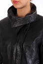 Женская кожаная куртка из натуральной кожи с воротником 0900930-5