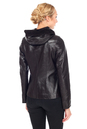 Женская кожаная куртка из натуральной кожи с капюшоном 0900960-5
