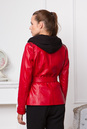 Женская кожаная куртка из натуральной кожи с капюшоном 0900993-3
