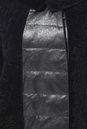 Женское кожаное пальто из натуральной кожи  с капюшоном, отделка астраган 1300656-4