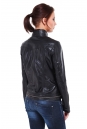 Женская кожаная куртка из натуральной кожи с воротником 0900085-3