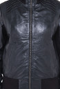 Женская кожаная куртка из натуральной кожи с воротником 0900097-4