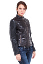 Женская кожаная куртка из натуральной кожи с воротником 0900089