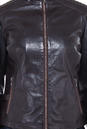 Женская кожаная куртка из натуральной кожи с воротником 0900089-4